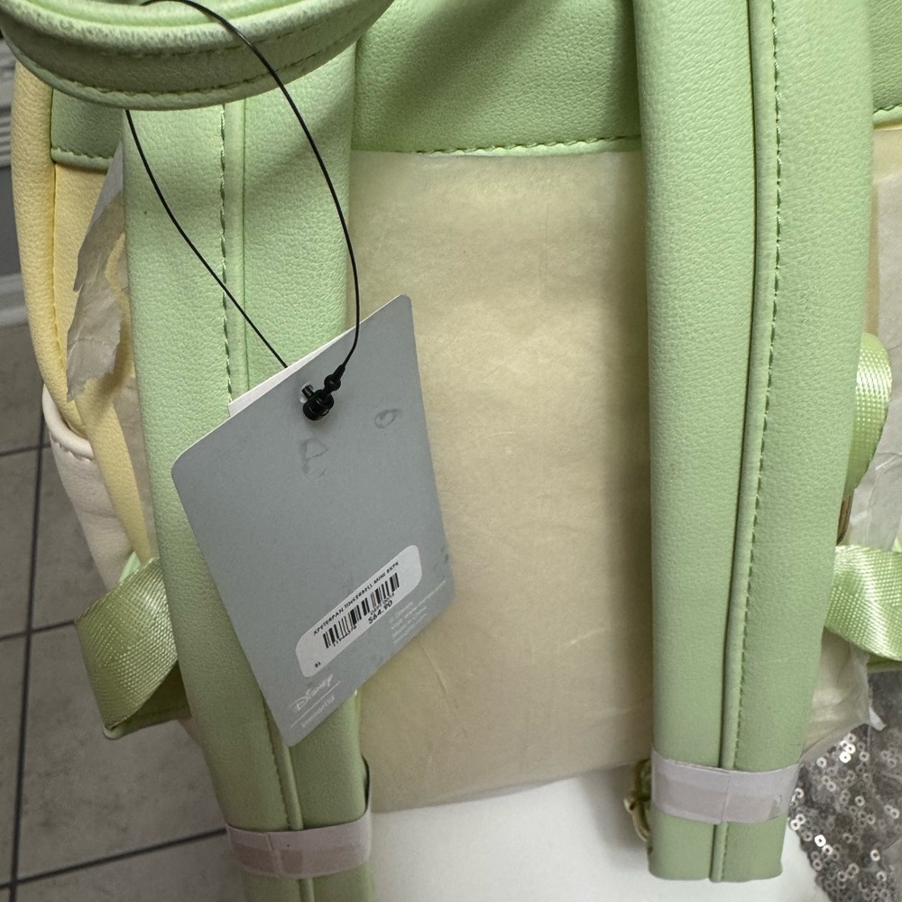 Rare Loungefly x Top Knot Disney Tinker Bell Mini Backpack – NWT  with Faux Fur - Picture 8 of 8